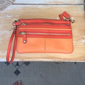 Coach Bonnie Leather Wristlet